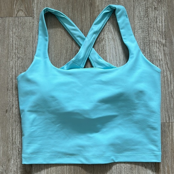 YPB Tops - YPB Sculpt LUX Medium Blue Bra Tank
